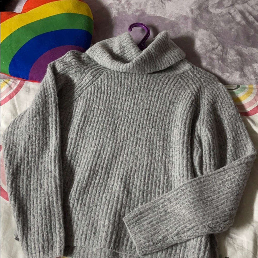 Garage turtleneck crop sweater